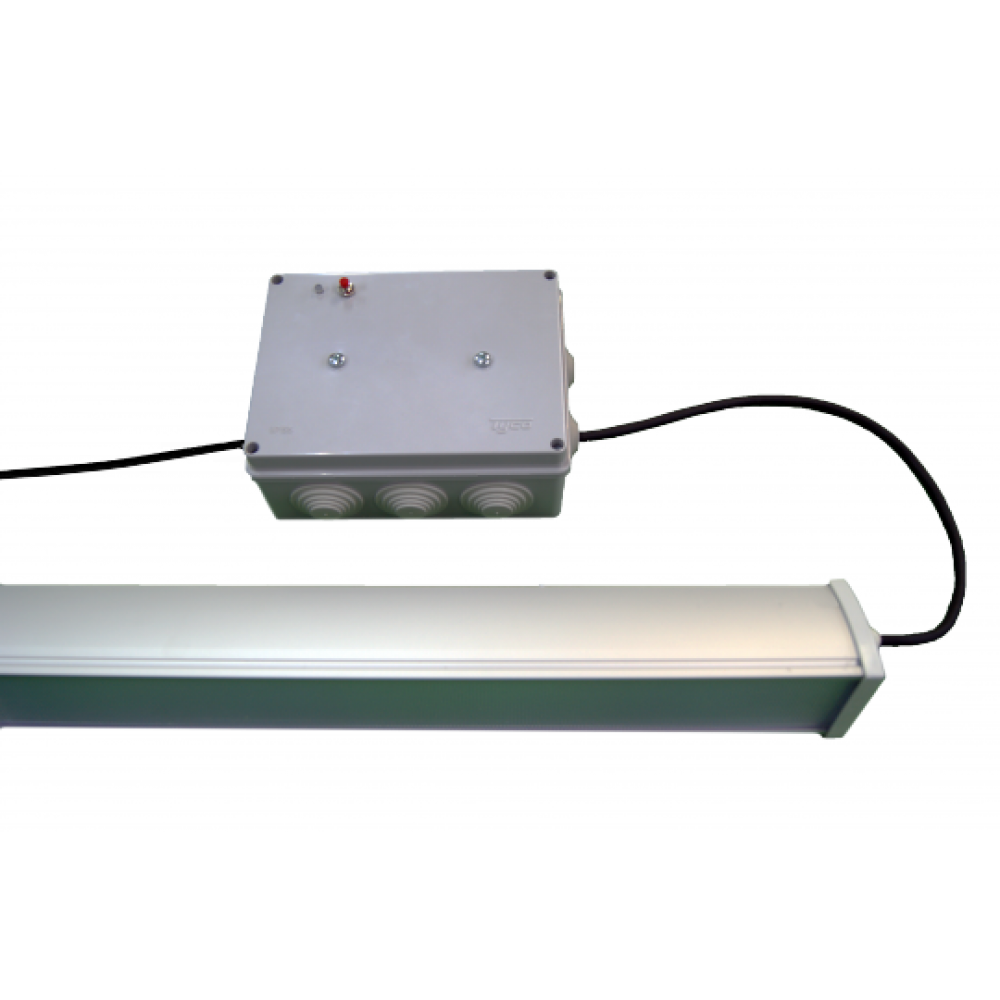 Светодиодный светильник аварийный ДиУС-45 линейный с БАП